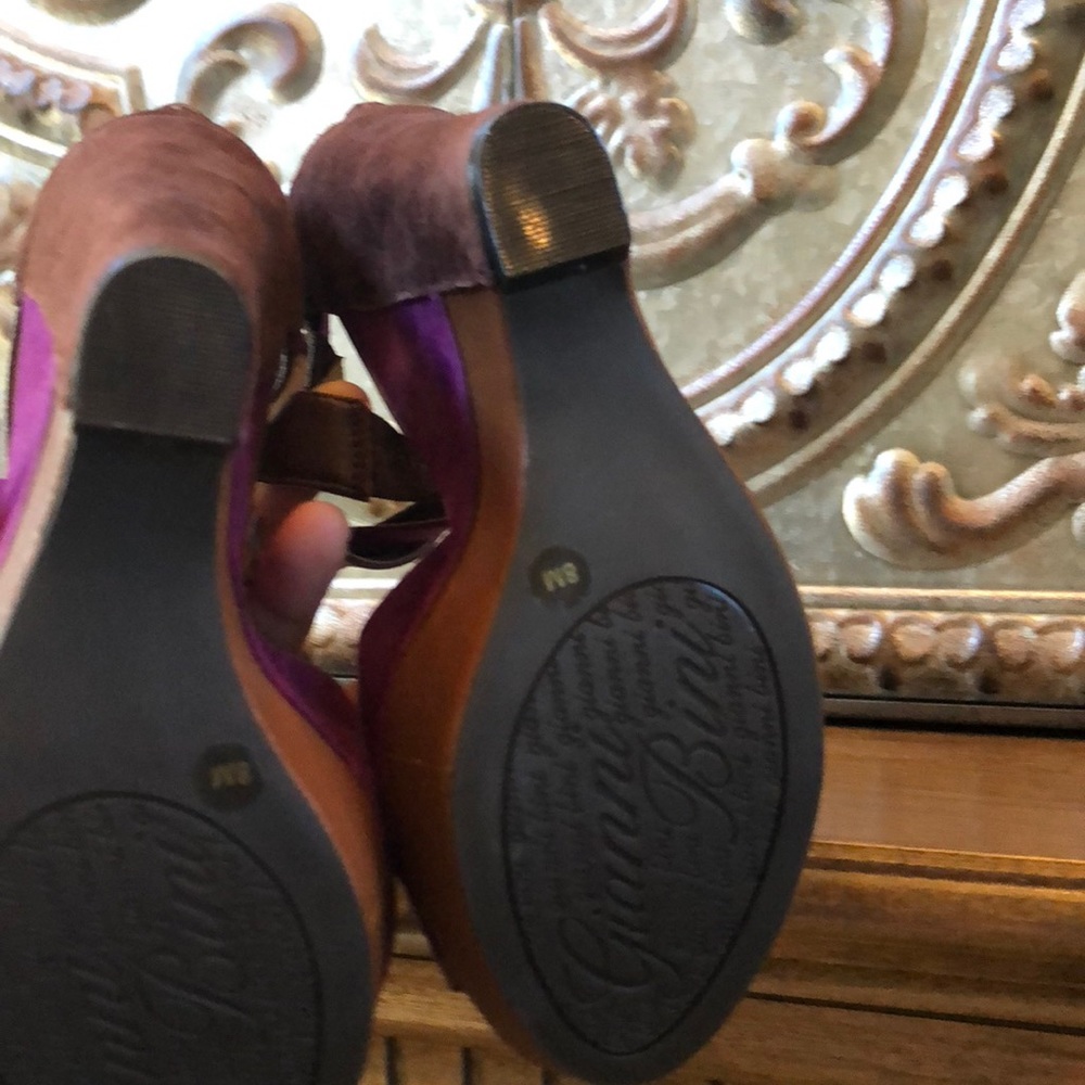 Cute Plum-Berry + Chocolate Wedge View 4